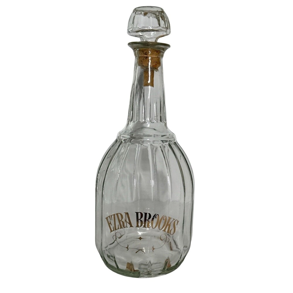 Vintage Ezra Brooks Decanter-1/2 Gallon